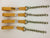 El Supremo 8 Point Kit of DIAMOND WEAVE Rollback / Flatbed Car Tie-Downs with Chain Tails W/ HEAVY DUTY BLACK RATCHET