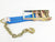 3” Ratchet Handle with Chain and Grab Hook End 5400 lbs - Length and Color Options