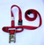 2" Diamond Weave Flat Hook Ratchet Strap - Ratchet end w loop- Length and Color Options
