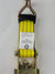 TECNIC 3-point Wire Hook Carhauler Ratchet Wheel Strap - Yellow