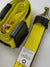 TECNIC 3-point Wire Hook Carhauler Ratchet Wheel Strap - Yellow