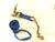 Work Boat Tie Down Strap 4" x 20' Rolled Tapered 12" Eye with Chain and Grab Ratchet - Length and Color Options