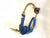 Work Boat Tie Down Strap 4" x 20' Rolled Tapered 12" Eye with Chain and Grab Ratchet - Length and Color Options