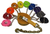 2 inch wide Diamond Weave Strap with Chain Hook Extension 3/8" G70 - Color and Length Options