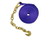 2 inch wide Diamond Weave Strap with Chain Hook Extension 3/8" G70 - Color and Length Options