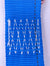 Rope Tie Assembly w/ Spring Loaded End Fitting and D-Ring-Blue