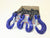 1/2" x 10' G100 Heavy Equipment Safety Chains with Peerless Grab / Sling Hooks