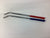 24" Chrome Tie-Down Bar with Rubber Grip - for Car Hauling.