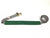 Low Profile Grip Sleeve Diamond Weave SHORT Swivel J Hook Wheel Strap- Length and Color Options