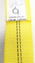 MEGA CHONKER 14,000 lb Yellow Diamond Weave 14 ft Rubber Cleat Wheel Strap with Short Swivel J Hooks