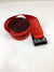 Red 4X30 Flat Hook Winch Strap