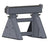 SINGLE Heavy-Duty Adjustable Lower Ramp Support Stand