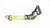 Mega Black Ratchet Handle- Hi-Viz Diamond Weave and Swivel J Hook