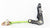 Mega Black Ratchet Handle- Hi-Viz Diamond Weave and Swivel J Hook