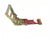 4 Pack ULTIMATE E-Track Wheel Strap Kit RED