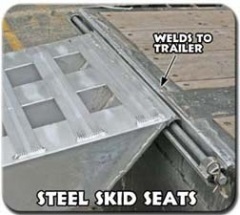 SINGLE 24 inch car ramp attaching bracket  steel (1ea)
