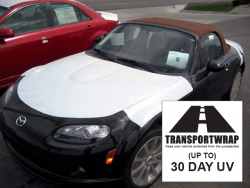 TRANSPORTWRAP- 24" by 200' roll of white self adhesive removable wrap
