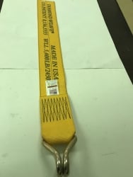 4" x 30' Winch Strap Diamond Weave w Wire Hook