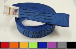Diamond Weave Lasso Strap w Sewn Loop- Length and Color Options