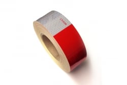 2" x 150ft Conspicuity DOT Tape 6" Red/6"White