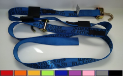 Diamond Weave Swivel-J Wheel Strap- with Rubber Cleats- Colors- Length Options