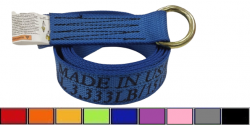 DIAMOND WEAVE Lasso Strap with Steel O-Ring (Length and color options)