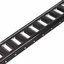5ft Black Painted Horizontal E-Track