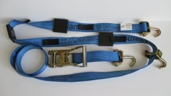 20 ft Diamond Weave EXTRA LONG ratchet wheel strap with swivel J hooks -Colors