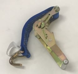 Short Wide Double J 8K Wire Hook Ratchet assembly- Diamond Weave