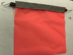 Safety Flag-With Bungee Cord and Hooks- Made in TX