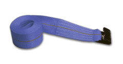 2" x 32' Ratchet Strap Diamond Weave w Flat Hooks