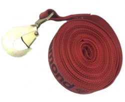 2" wide Diamond Weave Twisted Snap Hook Strap - Length and Color Options