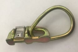 A-Track Double Stud Fitting with Pear Ring