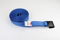 2 Inch by 18 Ft Diamond Weave Strap with Flat Hook (length options)
