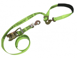 2" x 10' Diamond Weave- Flat Snap Hook Axle Strap Combo - Color Options