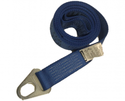 2" x 8' Blue DIAMOND WEAVE Chevron Wheel Lift Strap with Oval Hole