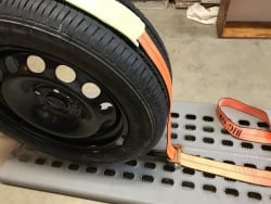 Big Orange Swivel J Wheel Strap, LP Sleeve, 14 ft