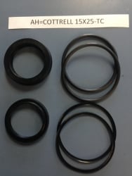 Repacking kit for top of Cottrell cylinder 1-1/2" rod by 2.5" bore