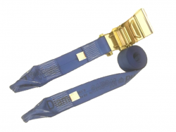 Oil Rig Safety Strap 4" x 20' rolled tapered eye on short end and long end