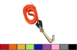 Forged Mini J Hook Diamond Weave Strap - Length and Color Options
