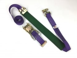 Ultimate v2 Horizontal E-Track Wheel Strap- with 2 Low Pro Idlers