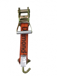 Texas Short Wide Swivel-J Ratchet Handle (with 10" DW strap) - ORANGE