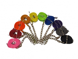 2" x 14' DIAMOND WEAVE Strap with 12" Chain Tail (color options)
