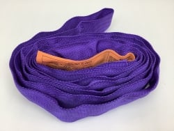 Round Sling Purple 6 ft  2600 lbs Vertical, 5200 lbs Basket WLL