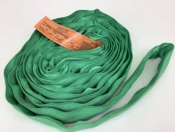 Round Sling Green 12 ft  5300 lbs Vertical, 10,600 lbs Basket WLL