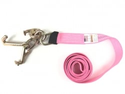 Forged Frame Hooks Diamond Weave Strap- Reinforced Eye with Length and Color options