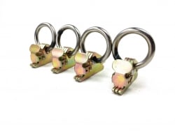 4 Pack of E-Track Heavy Duty O-Ring Connector with USPS Priority Shipping Included!