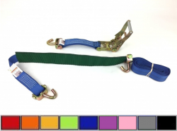 Low Pro 12 ft Swivel J Hook Diamond Weave Wheel Strap with Ratchet