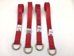 4 Pack of Lasso Straps with D ring Shipping Included via USPS RED