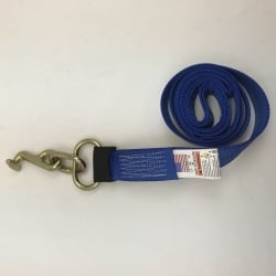 2" x 8' DIAMOND WEAVE Strap with Forged T-Frame Hook & Reinforced Eye (color options)